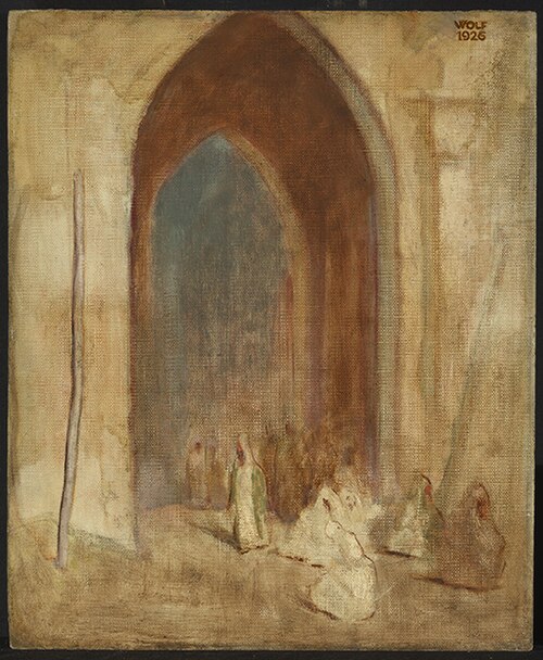 An der Zitadelle in Kairo, 1926, Gustav Wolf