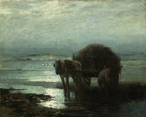 Beach Nocturne, 1905, William Frederic Ritschel