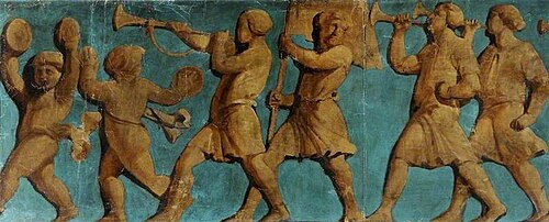 Frieze with Figures (polyptych), , Godfrey Sykes