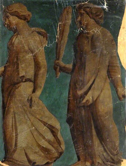 Frieze with Figures (polyptych), , Godfrey Sykes