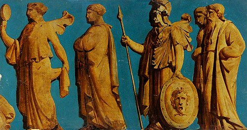 Frieze with Figures (polyptych), , Godfrey Sykes