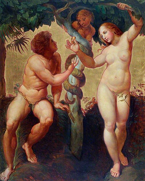 The Fall of Man (after Raphael), , Godfrey Sykes
