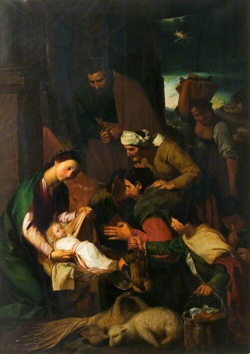 The Adoration of the Shepherds (after Diego Velázquez), , Godfrey Sykes