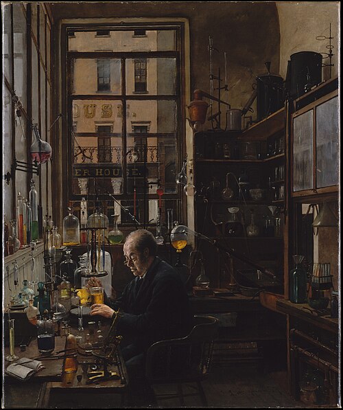 In the Laboratory, 1885, Henry Alexander