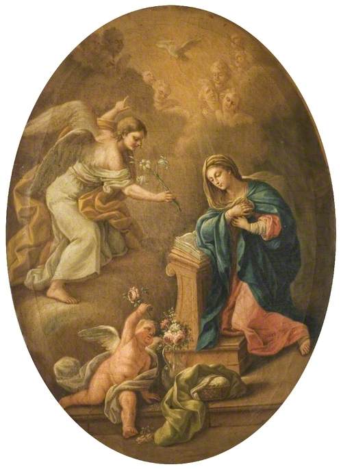 The Annunciation, 1700, Giovanni Stefano Robatto