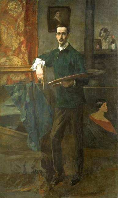 Portrait of Sidney Dickinson, 1920, James Britton