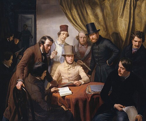 Hamburg Artist's Club, 1840, Günther Gensler