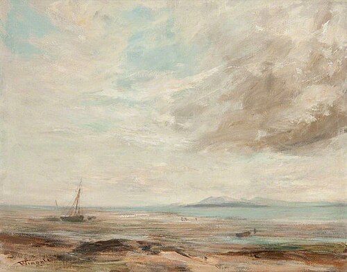View of a Seashore, 1850, James Lawton Wingate
