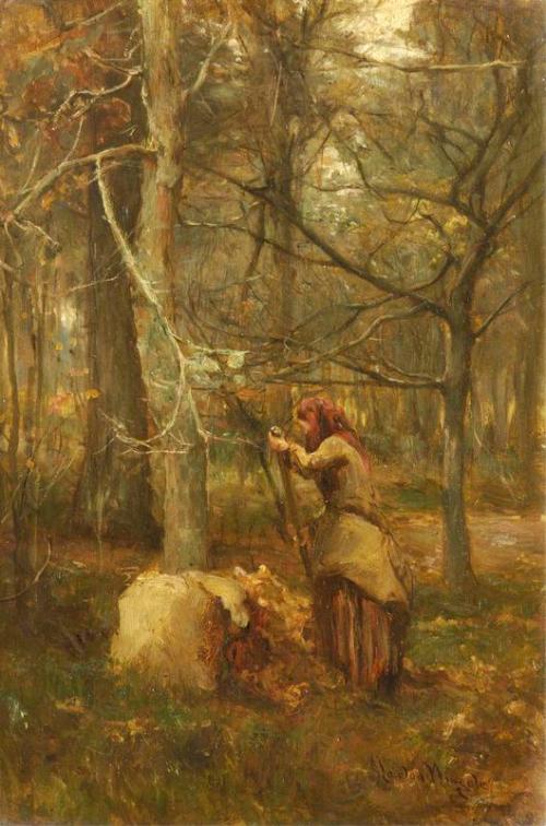 In the Woods at Muthill, Perthshire, , James Lawton Wingate