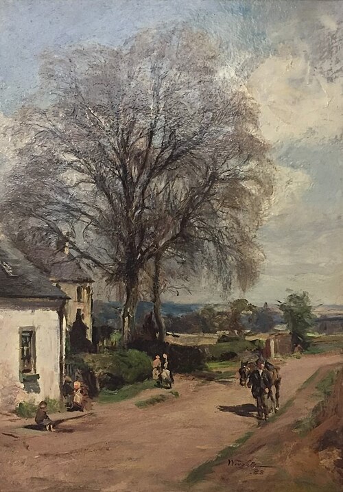 A Country Lane, 1888, James Lawton Wingate