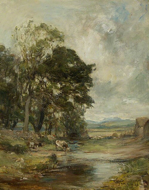 Landscape with Trees and Cattle, , James Lawton Wingate