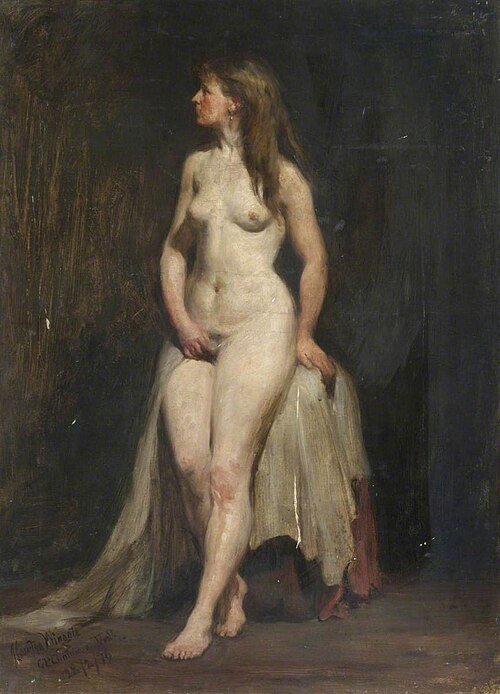 Standing Female Nude, , James Lawton Wingate