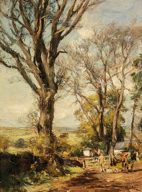Ash Trees in Spring, 1873, James Lawton Wingate