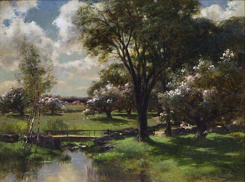 Bridge in Late Spring, , John Appleton Brown