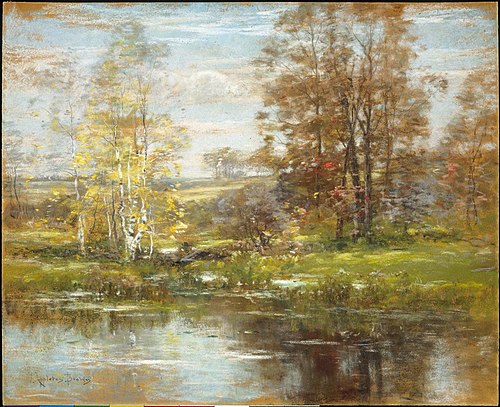 New England Landscape, 1887, John Appleton Brown