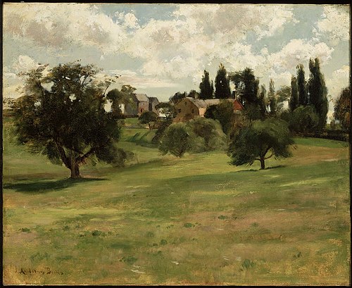 Hillside in Summer, , John Appleton Brown