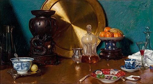 After dinner, 1901, Lindsay Bernard Hall