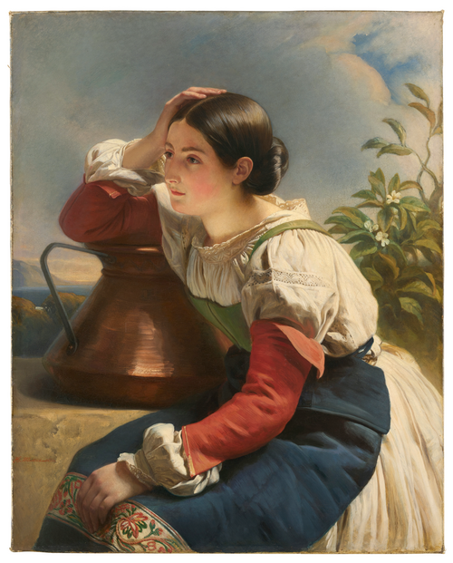 Jeune Italienne à la fontaine, 1833, Hermann Winterhalter