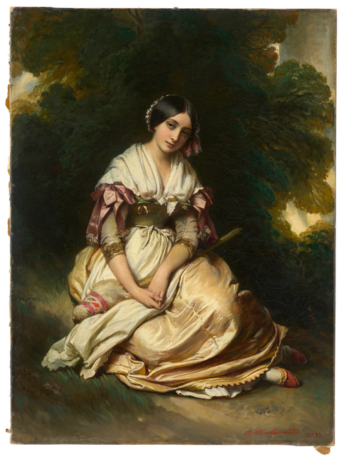 Jeune fille italienne, 1840, Hermann Winterhalter