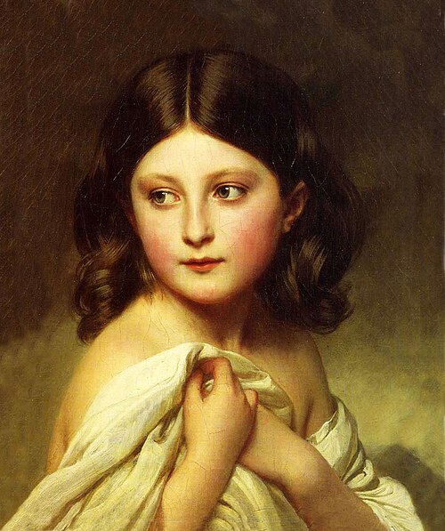 Allegory of shame, 1850, Hermann Winterhalter