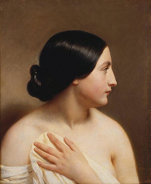 La Pudeur, 1846, Hermann Winterhalter