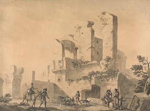 Ruins in Rome, 1771, William Hamilton