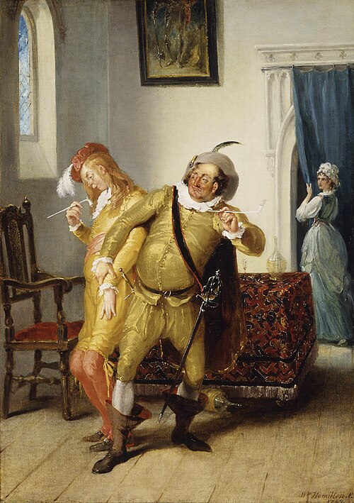 The carousing of Sir Toby Belch and Sir Anthony Aguecheek, 1792, William Hamilton