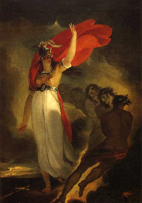 Joan of Arc and the Furies, 1790, William Hamilton