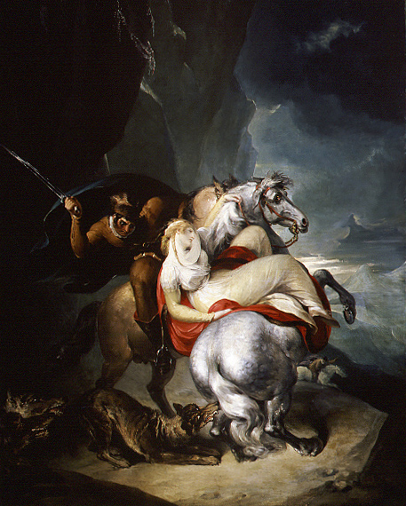 The Wolves Descending from the Alps, 1794, William Hamilton