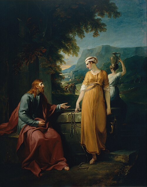 Christ and the woman of Samaria, 1792, William Hamilton