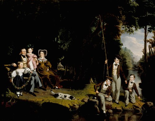 Alexander Masterton and His Wife and Children, 1834, William Hamilton