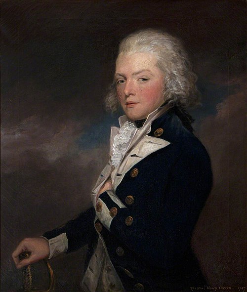 The Hon. Henry Curzon, later Admiral, The Hon. Henry Curzon (1765-1846), 1787, William Hamilton
