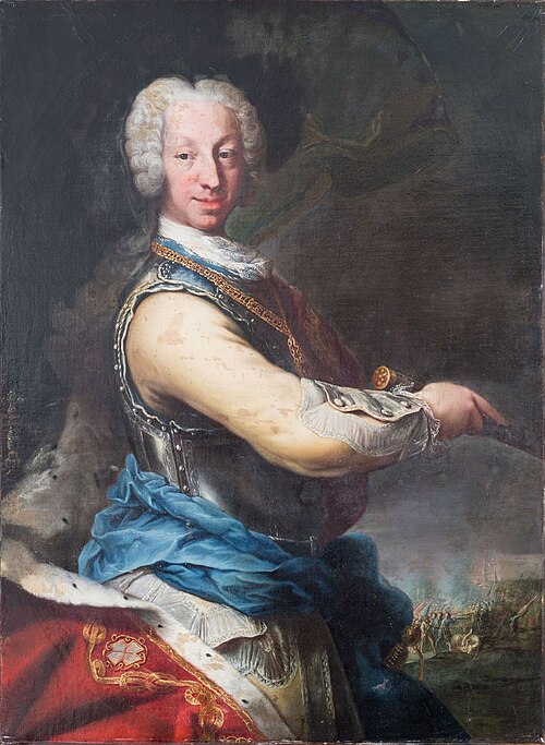 Portrait de Charles Emmanuel III, 1734, Maria Giovanna Clementi