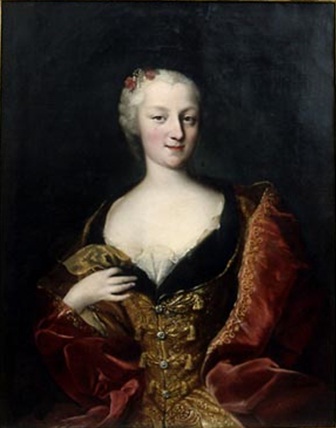 Porträt der Vittoria Maria Elisabetta Gazzelli, 1750, Maria Giovanna Clementi