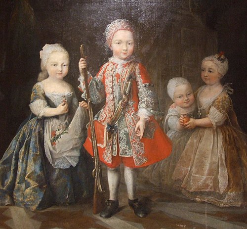 Les enfants du roi Charles-Emmanuel III de Sardaigne, 1730, Maria Giovanna Clementi