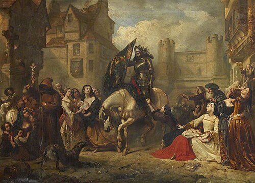 News of Battle: Edinburgh after Flodden, , Thomas Jones Barker