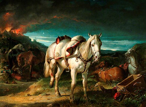 Riderless Horse after the Battle of Sedan, 1873, Thomas Jones Barker