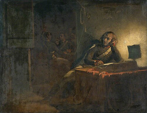 Interior with British Army Officers, , Thomas Jones Barker