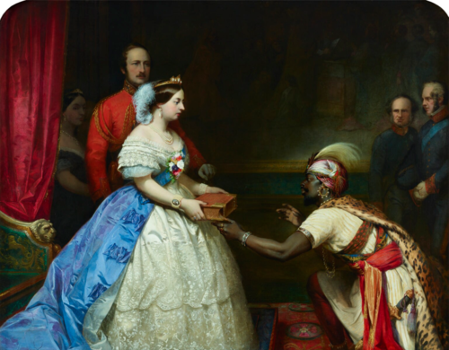 The Secret of England's Greatness, 1862, Thomas Jones Barker