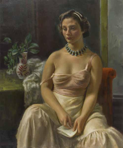 The Blue Necklace, 1937, Eugene Speicher