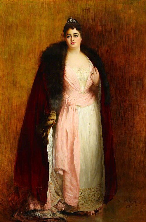 Mrs Ada Lewis-Hill (1844–1906), 1890, Henry Jones Thaddeus