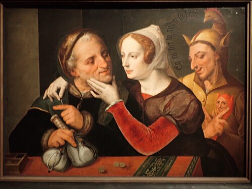 Le Vieillard amoureux, , Maître du Fils prodigue