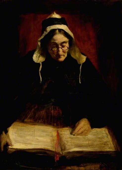 Old Woman Reading, , George Paul Chalmers