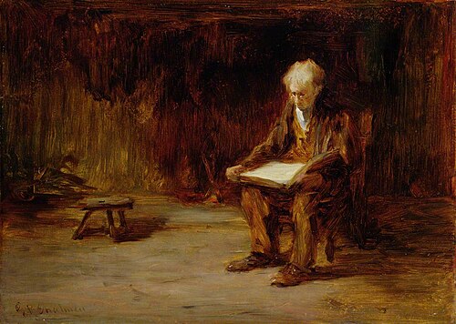 Reading by the Fireside, , George Paul Chalmers