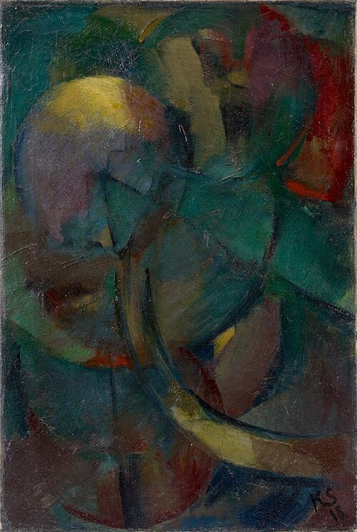 Abtraction 26. Delicate Symphony, 1918, Kurt Schwitters
