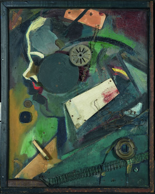 Merzbild 1A (The Psychiatrist), 1919, Kurt Schwitters
