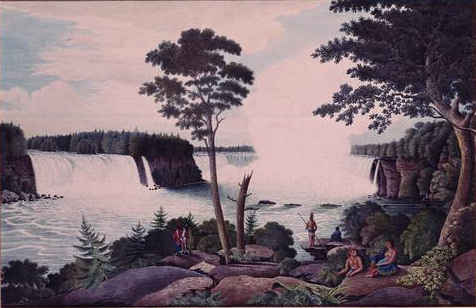 Niagara Falls from Below, 1766, Thomas Davies