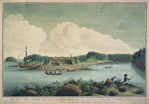 A North View of Fort Frederick Built by Order of the Honourable Colonel Robert Monckton, on the Entr, 1758, Thomas Davies