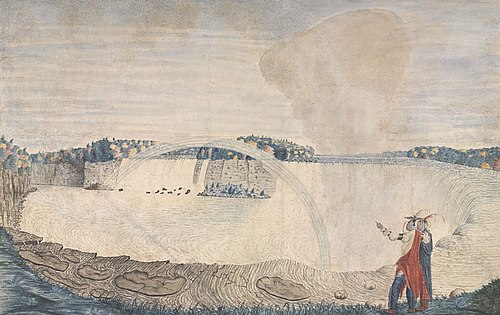 An East View of the Great Cataract of Niagara, 1762, Thomas Davies