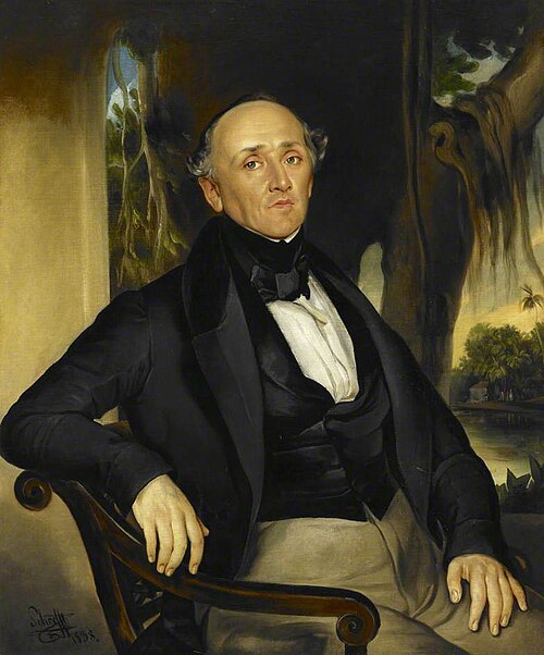 John Vaughan (1793–1842), 1838, August Schoefft
